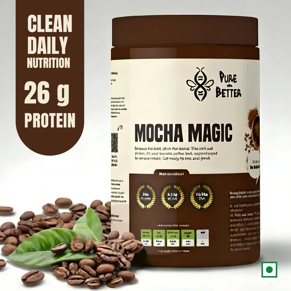 Mocha Magic Protein Jar – 26g Whey Protein